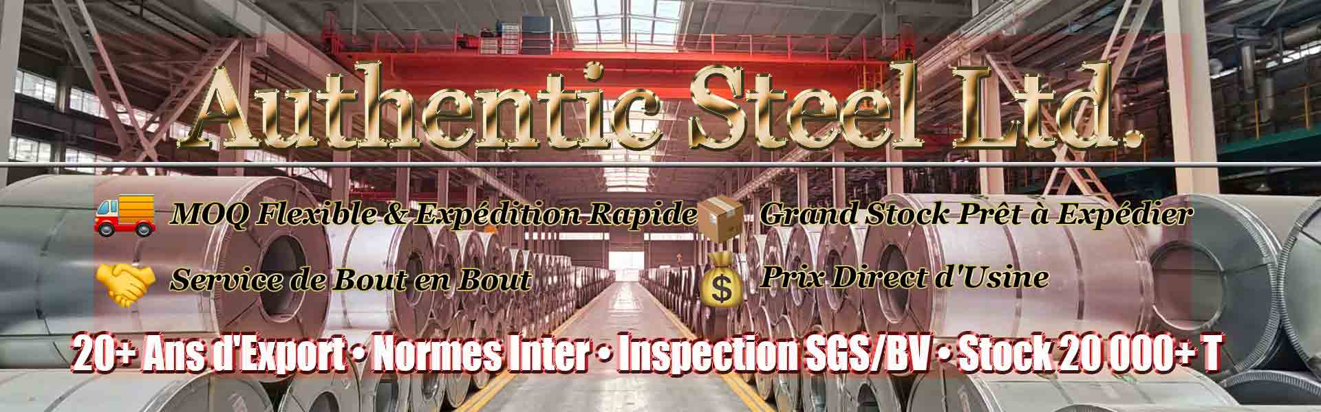 Fournisseur fiable d'acier à Tianjin Chine, bobines PPGI, GI, GL, HRC conformes aux normes avec inspection SGS.
